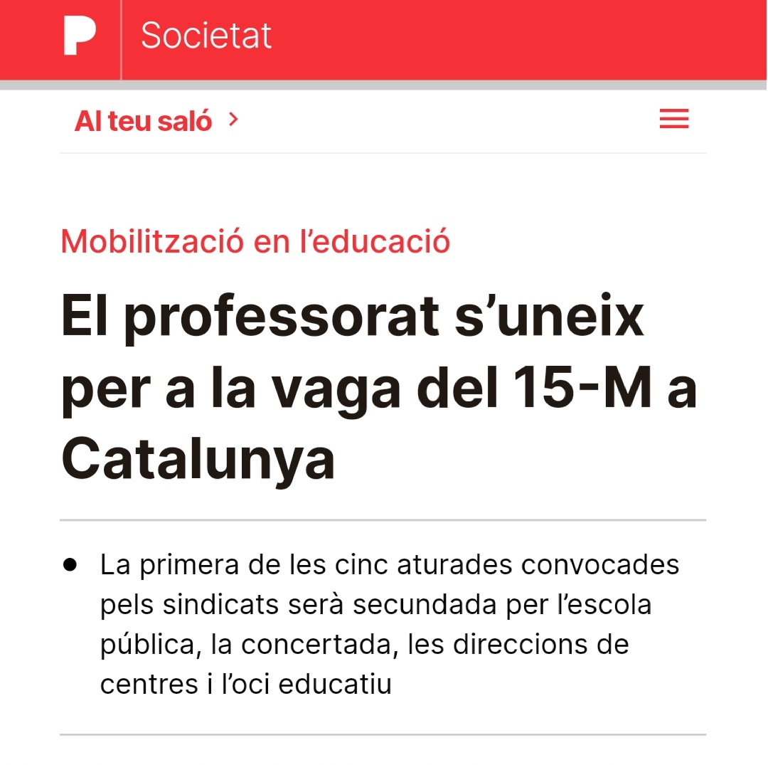 Tots Junts fem força!💪💪 #CambrayDimissió #VagaEducació #NegociacioRealJa