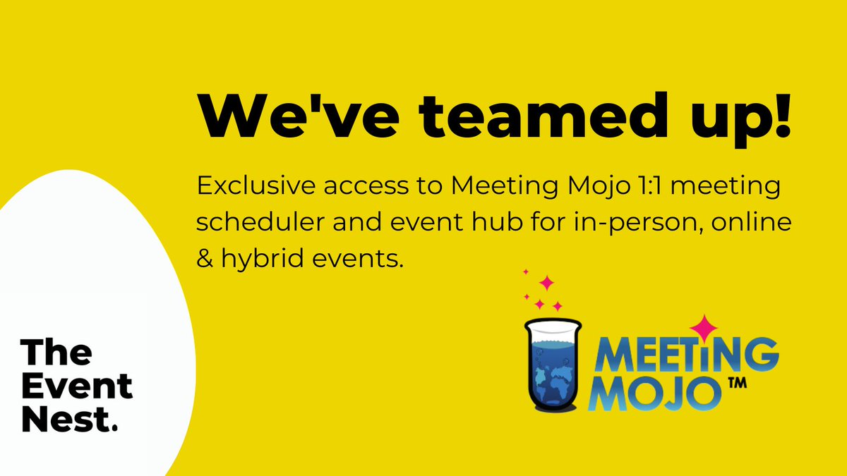 TheEventNest's tweet photo. Need help setting up and customising your @Meeting_Mojo software/event hub? We'd love to help! Get in contact https://t.co/OKpx4dbn8W

#eventplatform #eventhub #eventtech https://t.co/Nh05uCnnYQ