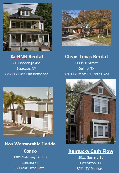 QuicklineCapPar's tweet image. Recent Loan Closings #realestateinvesting #RealEstate #BRRRR Lender