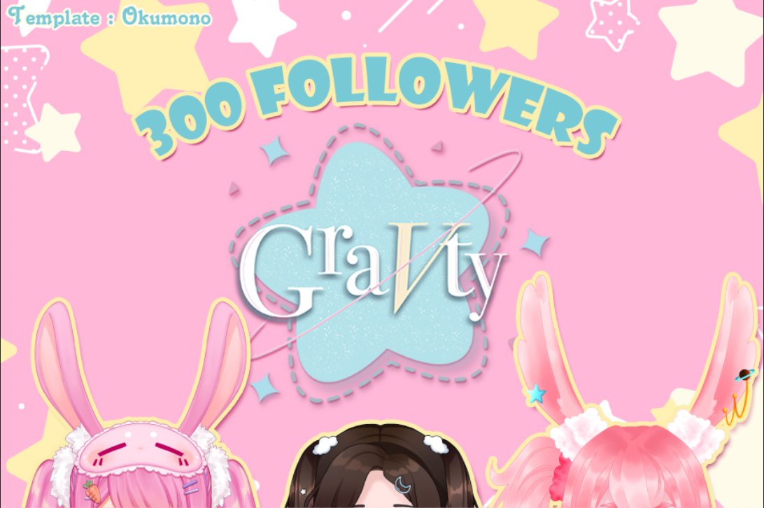 GraVtyGirls's tweet photo. ✨☁️ GraVty a atteint 300 followers 🌠🪐
Aquakwa, Chowco et Kokoa tiennent à vous remercier pour votre soutien ! Soyez aux aguets pour nos prochains projets !
#Vtuberfr #GraVty https://t.co/VN9ZPcTlZp