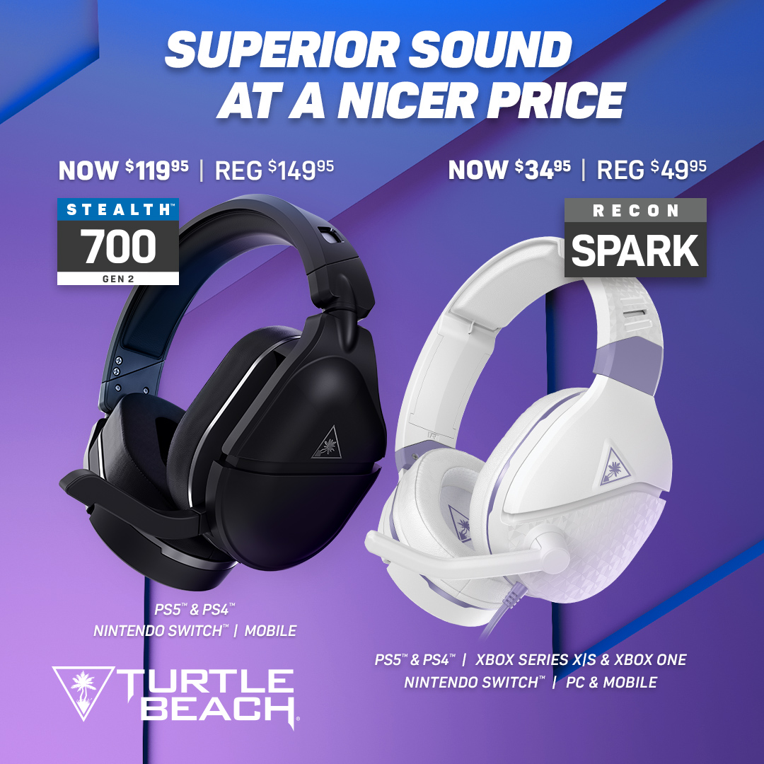 De andere dag vervoer Vermelden Turtle Beach on Twitter: "Audio so nice we lowered the price 😏 Check out  the Stealth 700 Gen 2 and Recon Spark today! https://t.co/wSXNrbrWwP  https://t.co/YF49XMV9Mk" / Twitter