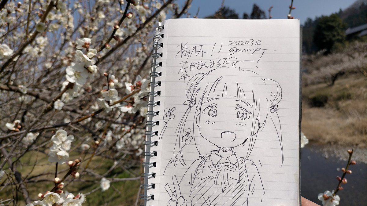 この土日はなんだかんだ遊び倒した土日になってたなぁ。土曜は越生梅林から奥武蔵雪道R6のちホルモンして日曜はTivさんの個展からLiella!2ndDay2した☺ 
