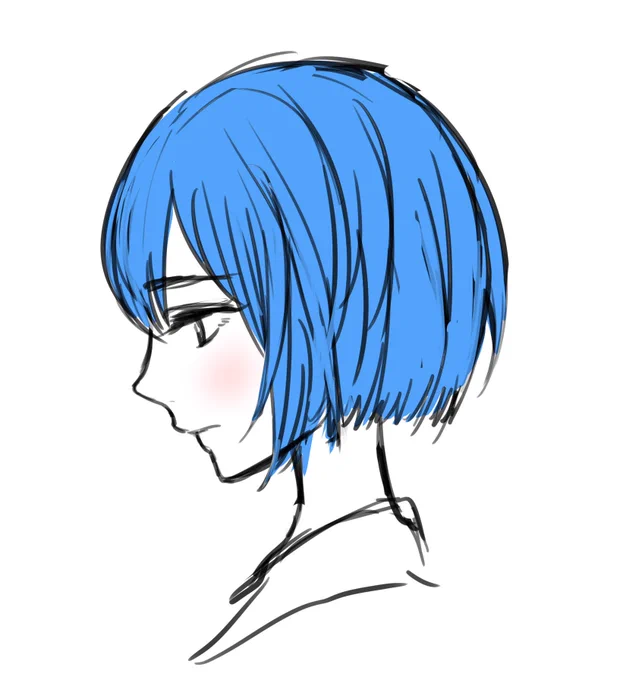横顔描くの好き〜と言うだけのrkgk 