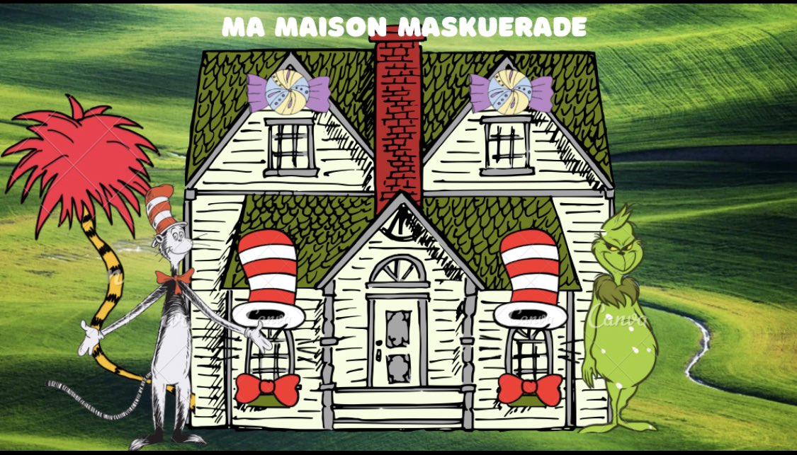 Tourdenance's tweet photo. Teaching my students about the history of #MardiGras and how #NOLA decorated homes last year instead of the parades. Then I showed them how to open a student @canva account and taught them the basics of design so they could create their own #MaisonMaskuerade #canva #middleschool https://t.co/zAfnrwPdTO