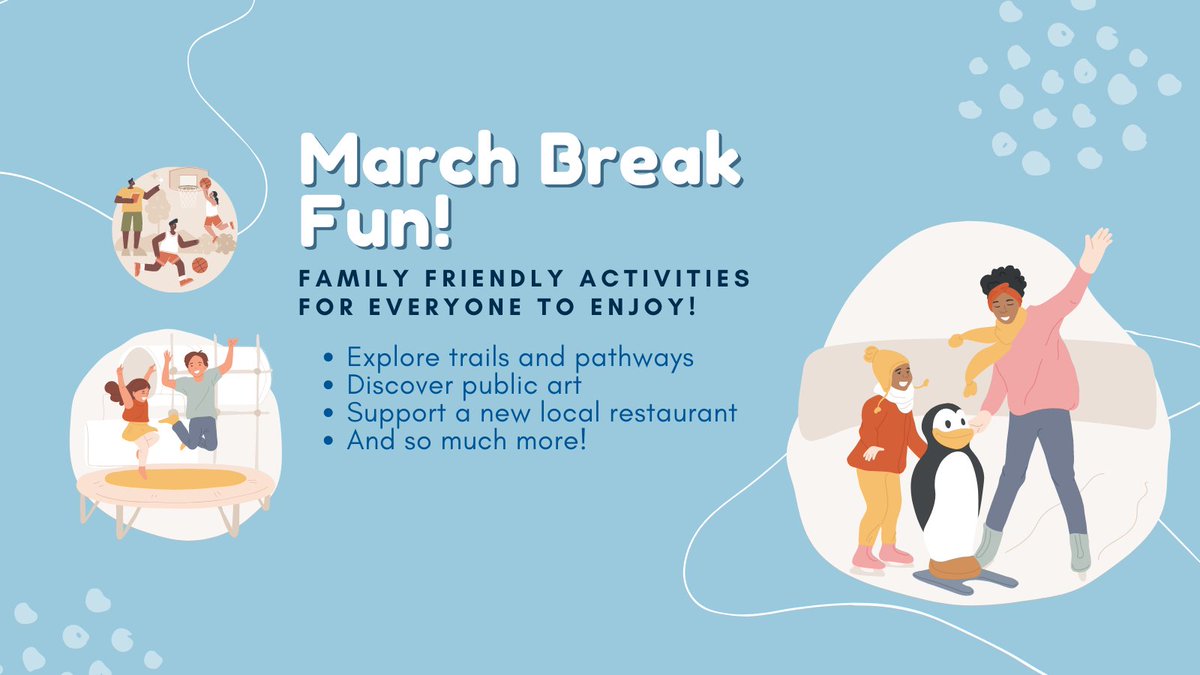 Did you know Brampton has more than 40 kilometers of guided and paved recreational trails? 

Why not get out and explore with a winter hike!

What’s On this March Break in #Brampton?
Let’s find out! ow.ly/quPF50Ih87o