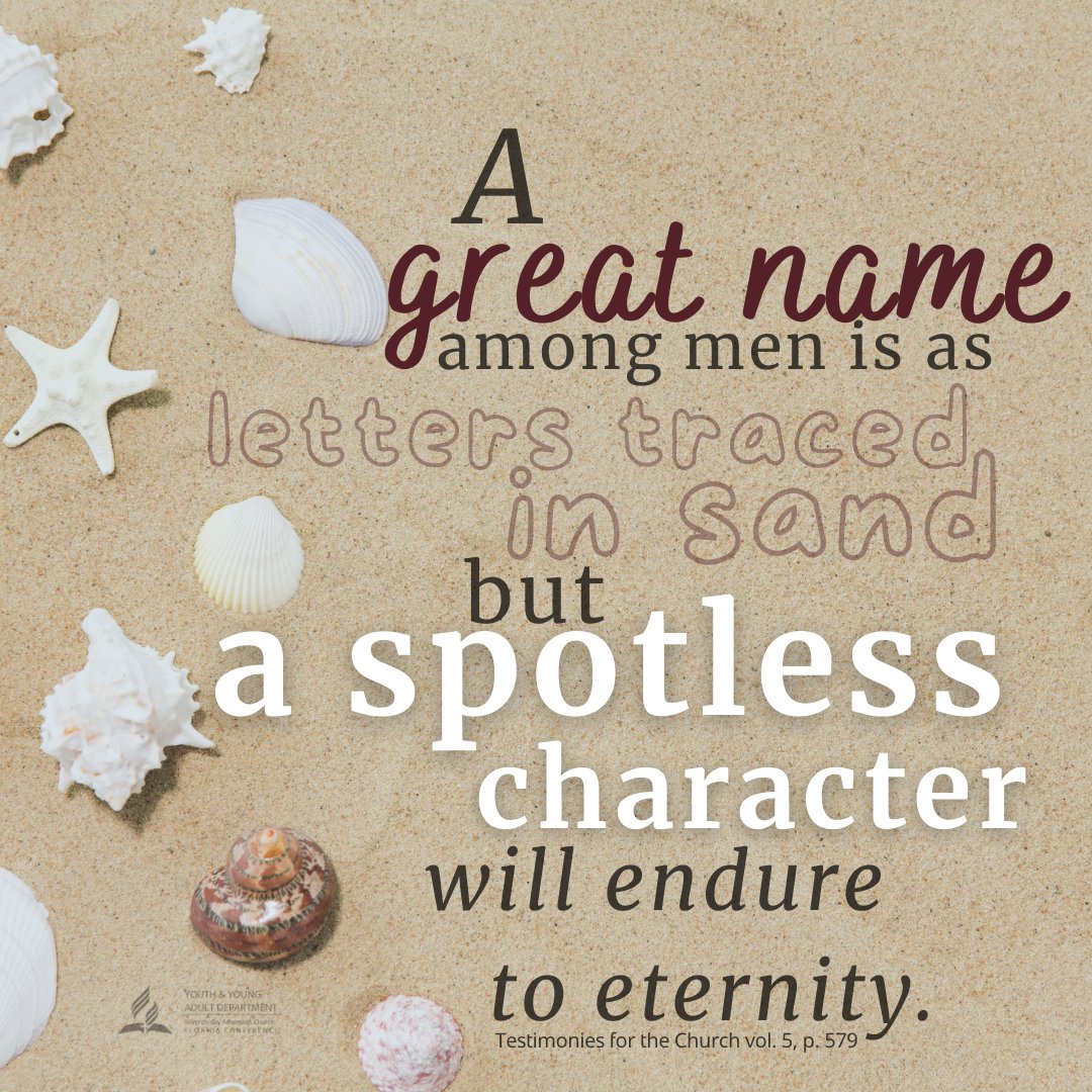 FloridaSDAYouth's tweet photo. FAME or GAME? // Proverbs 22:1
Are you more talk or more walk?  Do you like to be be known for it or just go for it? This week you can explore what the bible has to say regarding the value of a good name.  Be blessed.   
 #wisdom  
 @EGWwritings @FloridaConf @adventistchurch https://t.co/rRw2T9lFHK