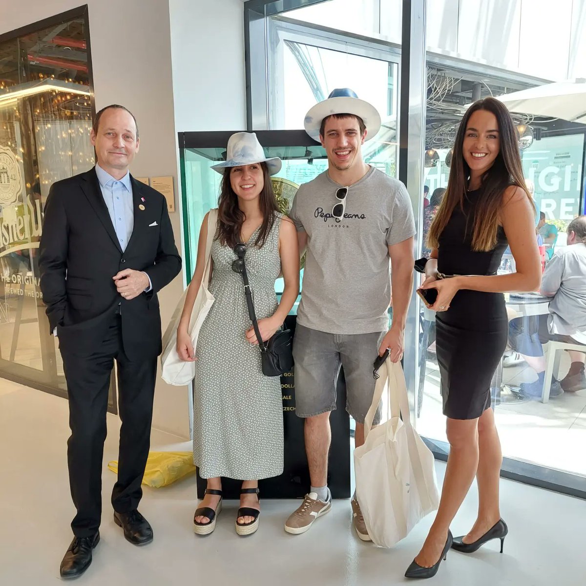 Today, the Czech pavilion was visited by the jubilee millionth visitor.🇨🇿