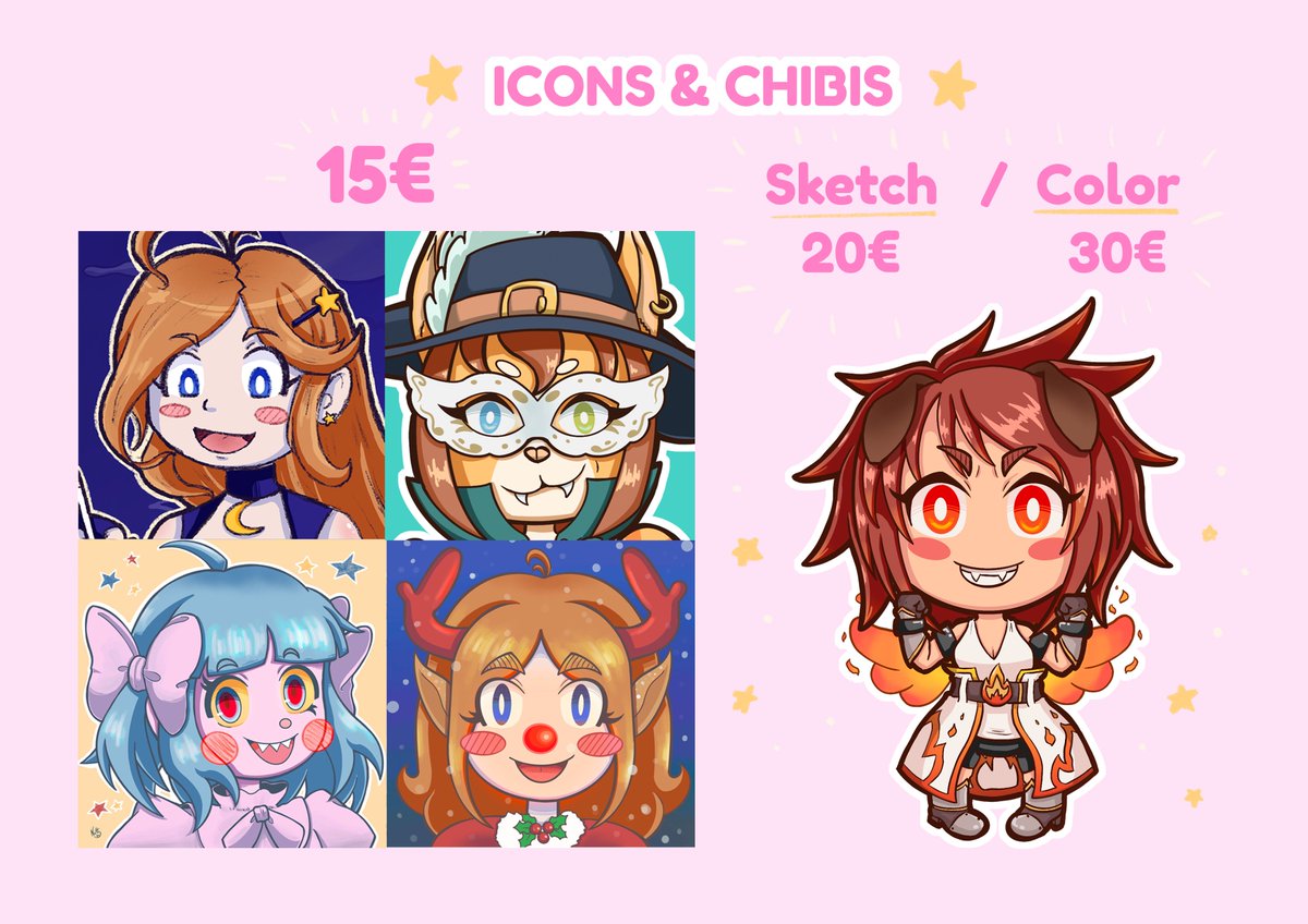 NathKSun's tweet photo. ✨⭐️🌟COMMISSIONS OPEN🌟⭐️✨

I open  my commissions again!!

➡️Payment by Paypal
➡️Examples and details below!!
➡️DM for any question or suggestion!!

⬇️⬇️⬇️ https://t.co/RKKjdfNtiY