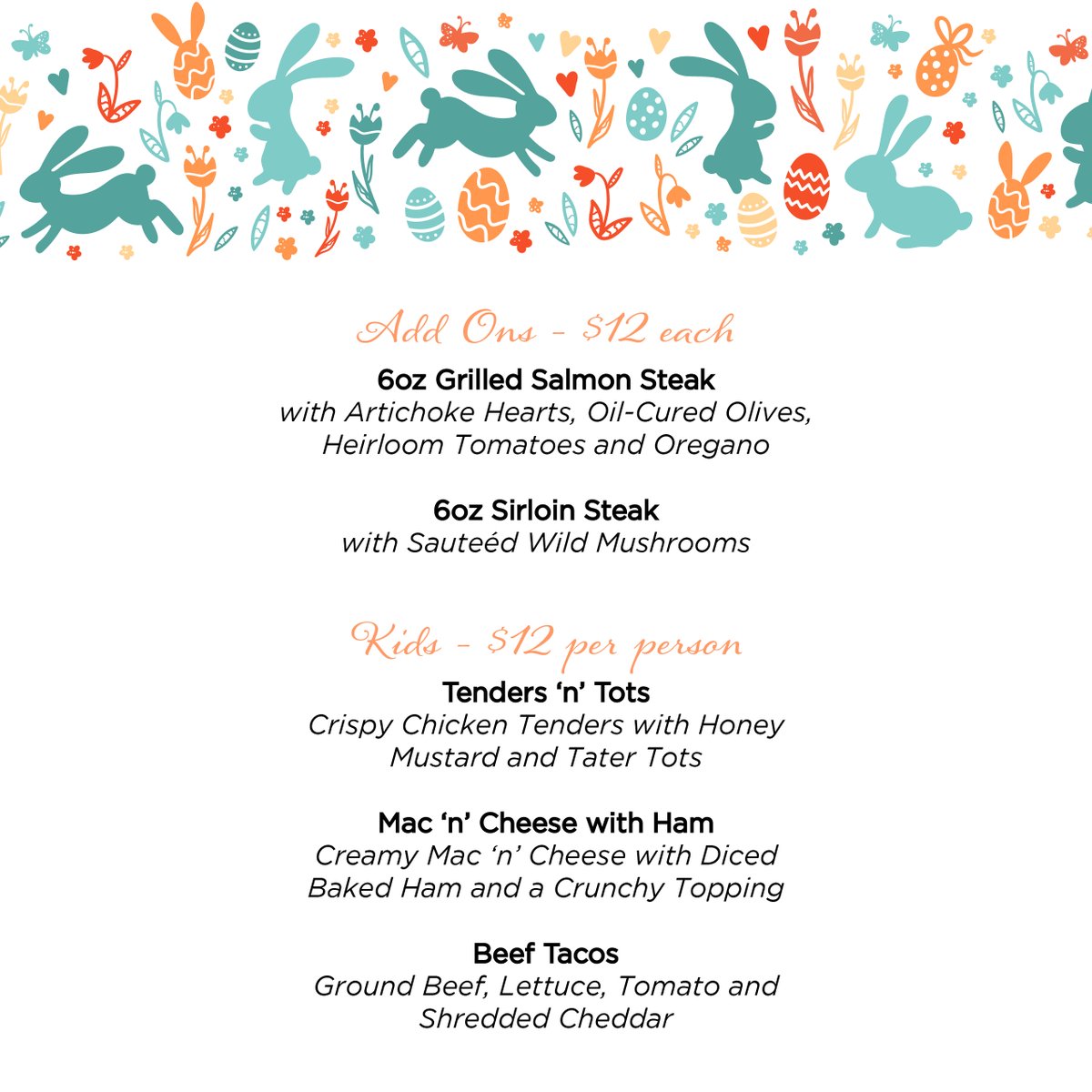 CELEBRATE EASTER WITH US! 🐰🐣 🐣🐰Two Brunch seatings, 12pm and 2pm, and we can accommodate large groups! Bring your whole family for a delicious meal at Whisk Restaurant! Call 914-821-1343 for reservations and inquiries #SonestaWhitePlains #EasterBrunch #Easter