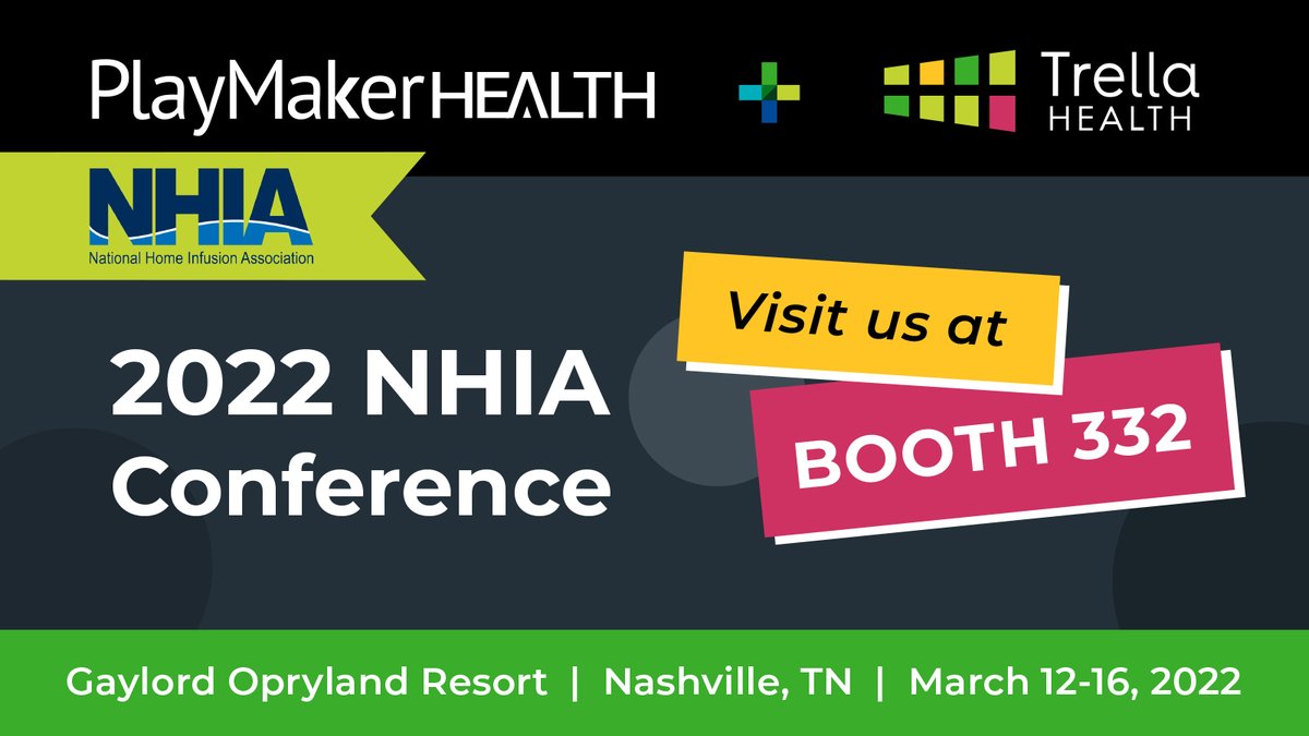 PlayMakerHealth's tweet photo. The NHIA 2022 Annual Conference Exhibit Hall is open and our team is excited to be here! Stop by and see Tyler Rardin, Jason Dillon, Liz Gombosi, &amp; Marc Culliton at Booth 332. @TWNHIA https://t.co/HydzjslZ5l