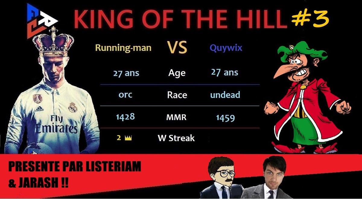 QuywiX parviendra-t-il à détrôner Running-Man au King of the Hill FrenchCraft ? Découvre-le ce soir dès 21h !