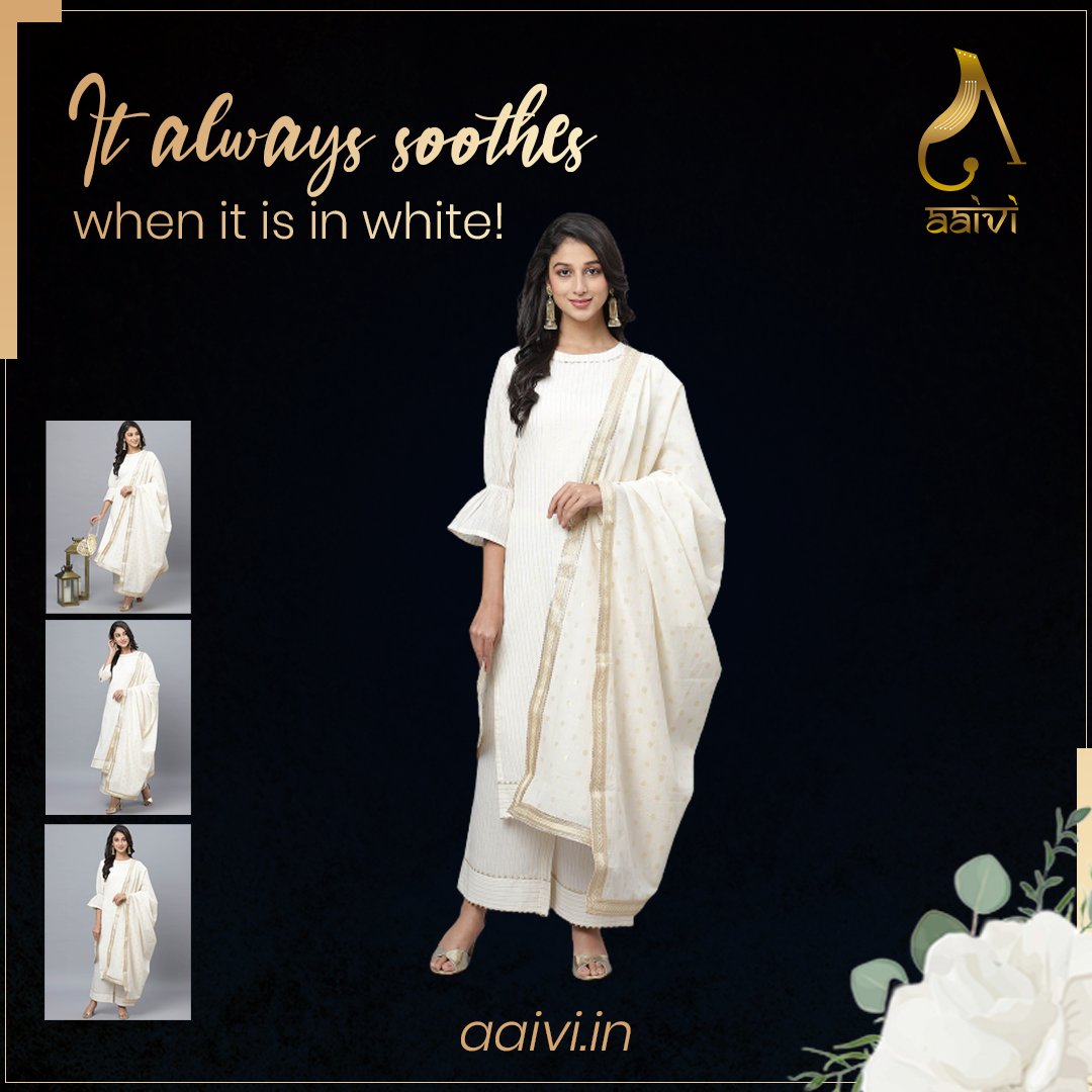 Aaiviapparels's tweet photo. It always soothes, when it is in white. Beautfiul eyesoothing kurta sets.

Hurry Shop now!

SHOP NOW at: https://t.co/XJ1DOi8s8v

Only at-:@aaiviapparels

#womenfashion #fashion #style #onlineshopping #fashionstyle #womenstyle #fashionblogger #women #reelkarofeelkaro https://t.co/FwnXi0R1sA
