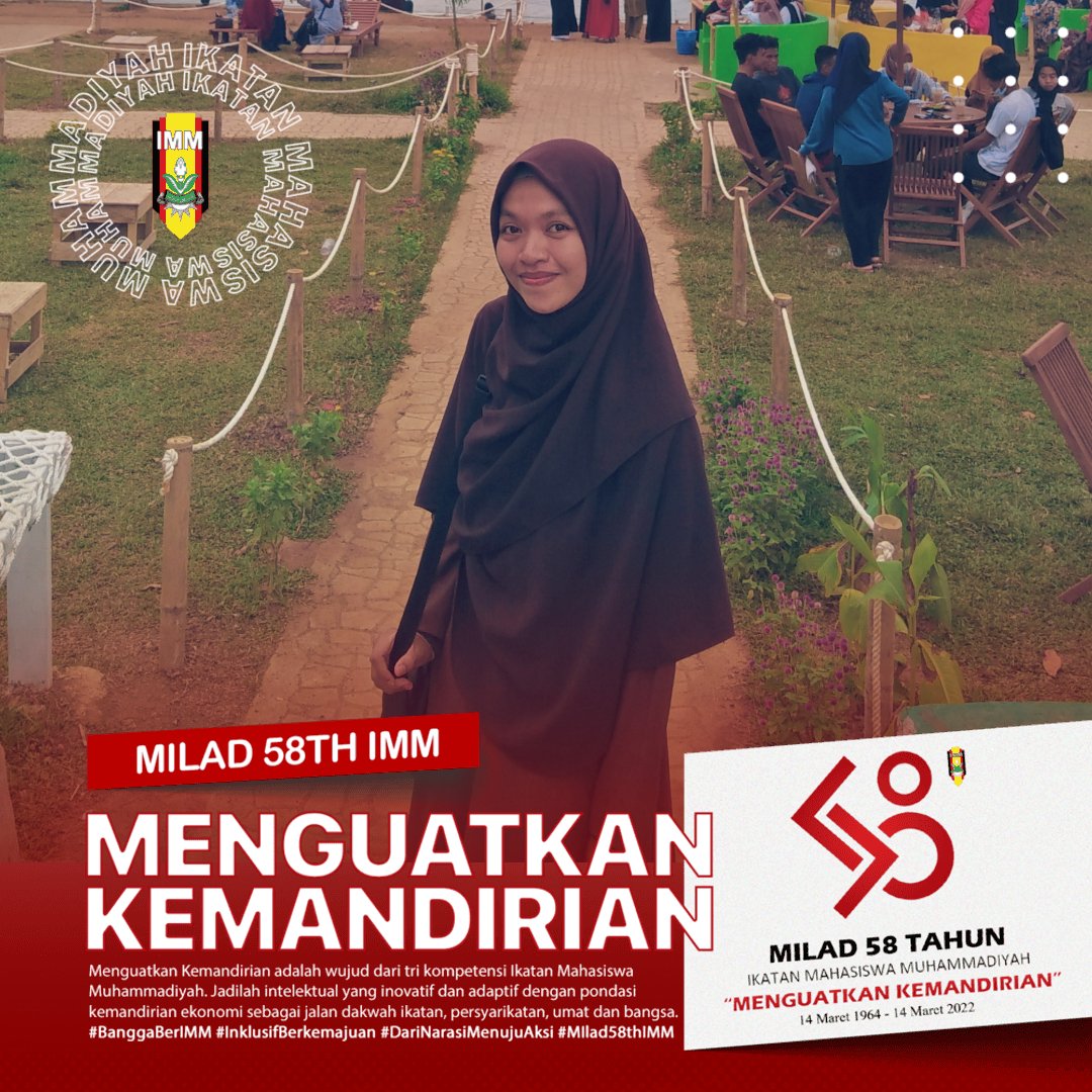 my_simaya's tweet photo. Salam Hormat saya kepada Ayahanda para pendiri *Ikatan Mahasiswa Muhammadiyah* .. Semoga seluruh amal ibadah kader2 IMM selalu mengalir kepadanya dan menjadi Amal jariyah bagi Kader sang penyampai kebaikan 🤲😇

#IMM
#jayalahIMM
#IkatanMahasiswaMuhammadiyah 
#Milad58ThIMM https://t.co/MqLyPwKi06