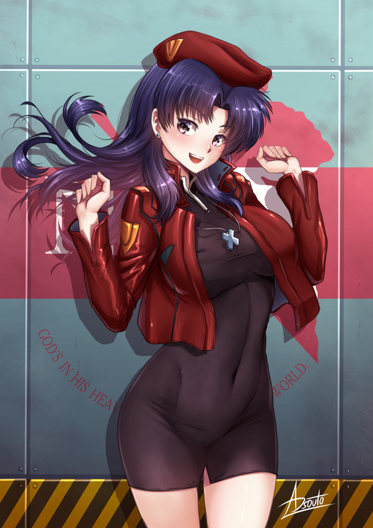 ADSoutoArt on Twitter "Katsuragi Misato / Evangelion Hard week and next week will be harder You