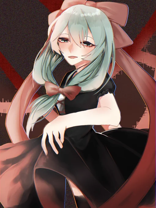 偶然似た構図の絵を描いていたので比較してみた 
これが一年と半年分の成果ってワケ 