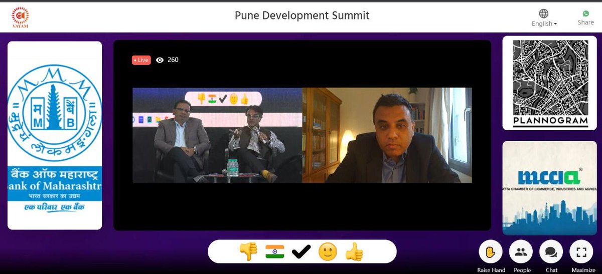 c_aashish's tweet photo. Thank you Team @plannogram and @Piyush_SG for inviting me to this event.

Shared views on Pune's opportunity of evolving as an Innovation City combining the traditional engineering and new age technology services capacity. https://t.co/xTRcM2zgYh