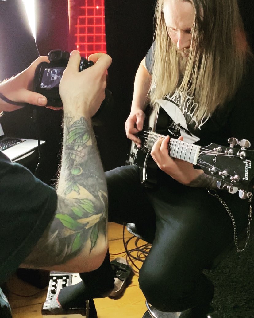 diewithfear's tweet photo. New Vidoo in the making. #deathmetal #video #newsong https://t.co/zazuQCOg9l