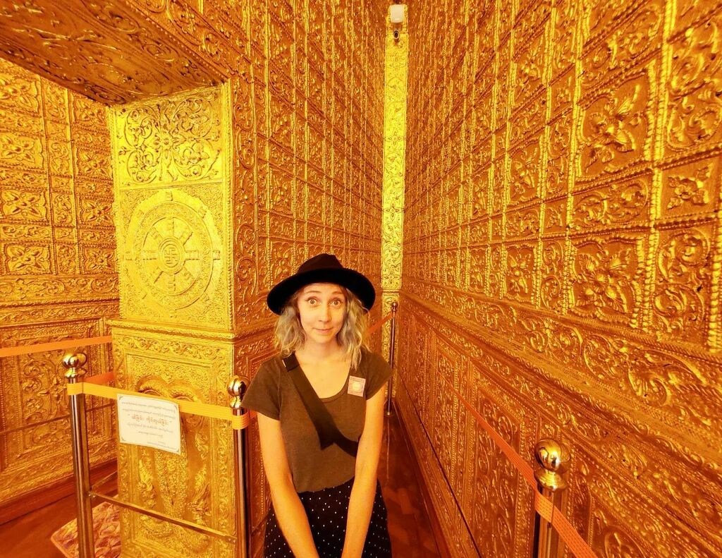 bumblingtourist's tweet photo. 🇲🇲 NEW VIDEO! The most gold I've ever seen! This shrine in Yangon Myanmar houses a hair of Buddha!
.
Follow our adventures at https://t.co/9kQkCeMlg0 .
.
#mandalay #asia #exploreasia #travelasia #travelmyanmar #exploremyanmar #ruralmyanmar #travel #… https://t.co/N15nffFi4c https://t.co/lFC82h000O