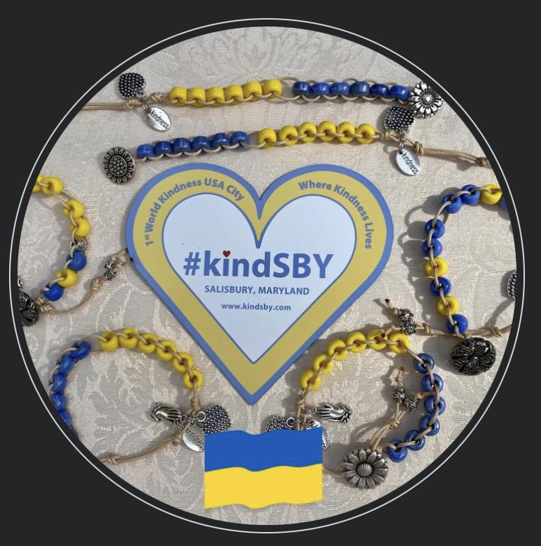 Available at Benjamins Wear It Again 720 E. College Ave., SBY. Count 12 prayers for Ukraine. 💙💛