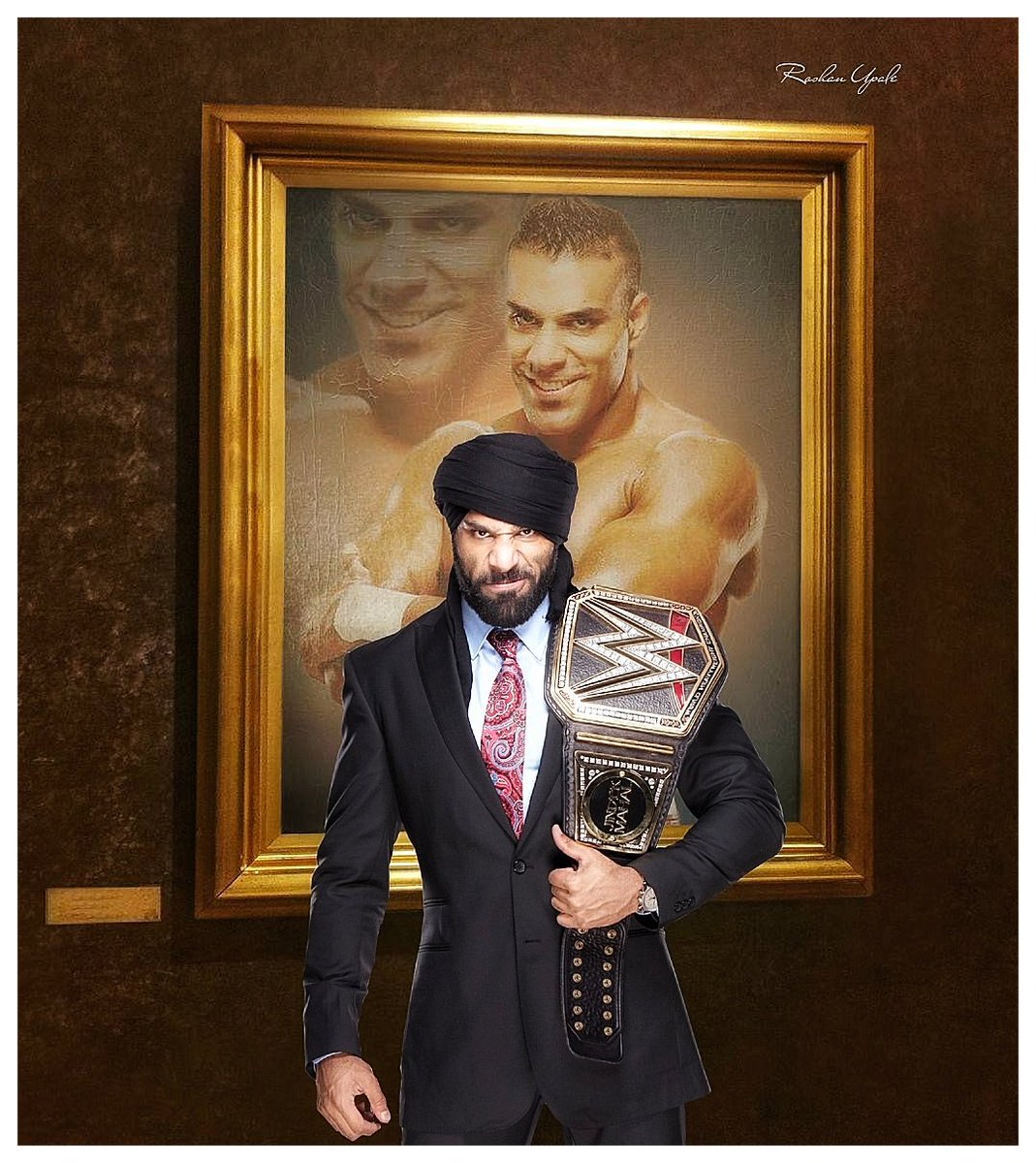RoshanUpale's tweet photo. I created this art of @JinderMahal RETWEET if you liked it. 💛💛💛😊 https://t.co/6bfThomZ5c