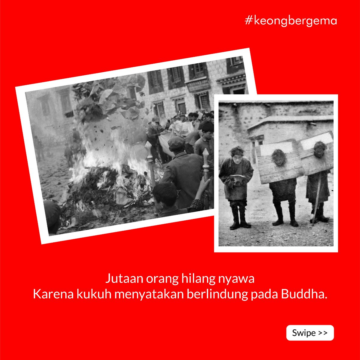 KeongBergema's tweet photo. Sebelum Cina masuk ke Tibet 1959, siapa sangka ini semua bakal terjadi? (2/3) https://t.co/F7ChbNfM79