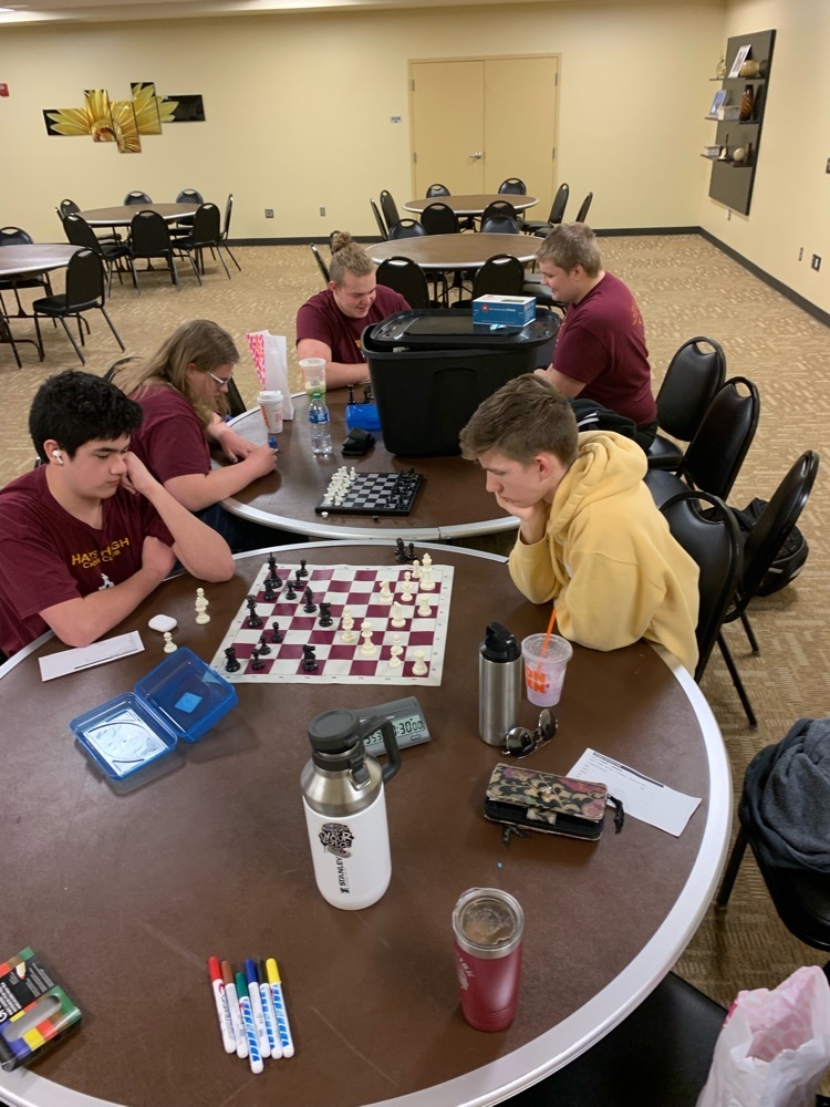 Congrats to the back to back 5A State Chess Champions-the Hays High Indians!  A big "Thank You" goes out to Erin Holder, the Chess club coach.  Thanks for all that you have done for the program.