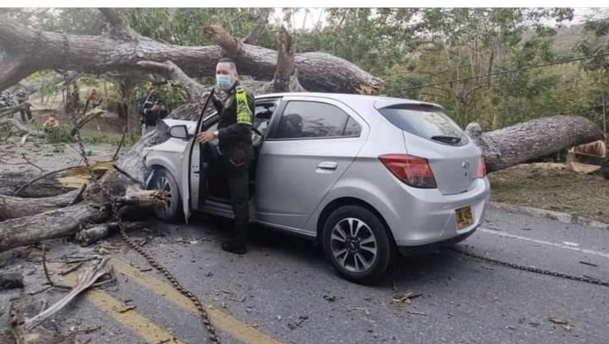 KatiaOspino's tweet photo. #ATENCION ¡en La Guajira está pasando de todo! 
Delincuentes están bloqueando la troncal del Caribe en las vías que conducen al territorio guajiro para evitar que las personas salgan a votar. @PoliciaColombia @FiscaliaCol https://t.co/BAgvvcWLrN