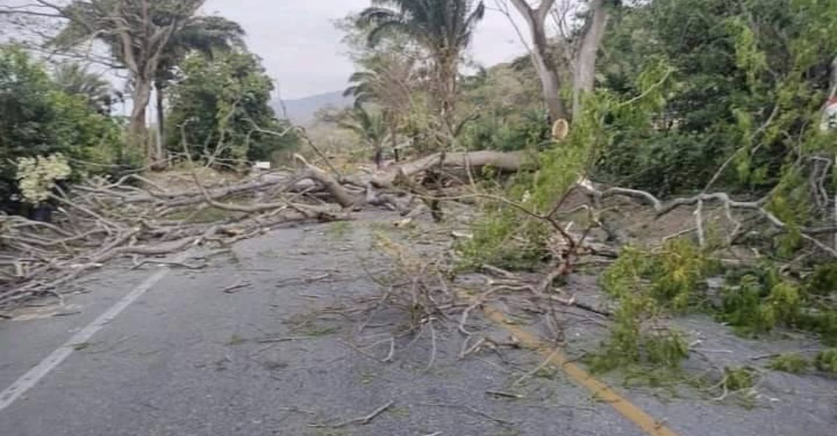 KatiaOspino's tweet photo. #ATENCION ¡en La Guajira está pasando de todo! 
Delincuentes están bloqueando la troncal del Caribe en las vías que conducen al territorio guajiro para evitar que las personas salgan a votar. @PoliciaColombia @FiscaliaCol https://t.co/BAgvvcWLrN