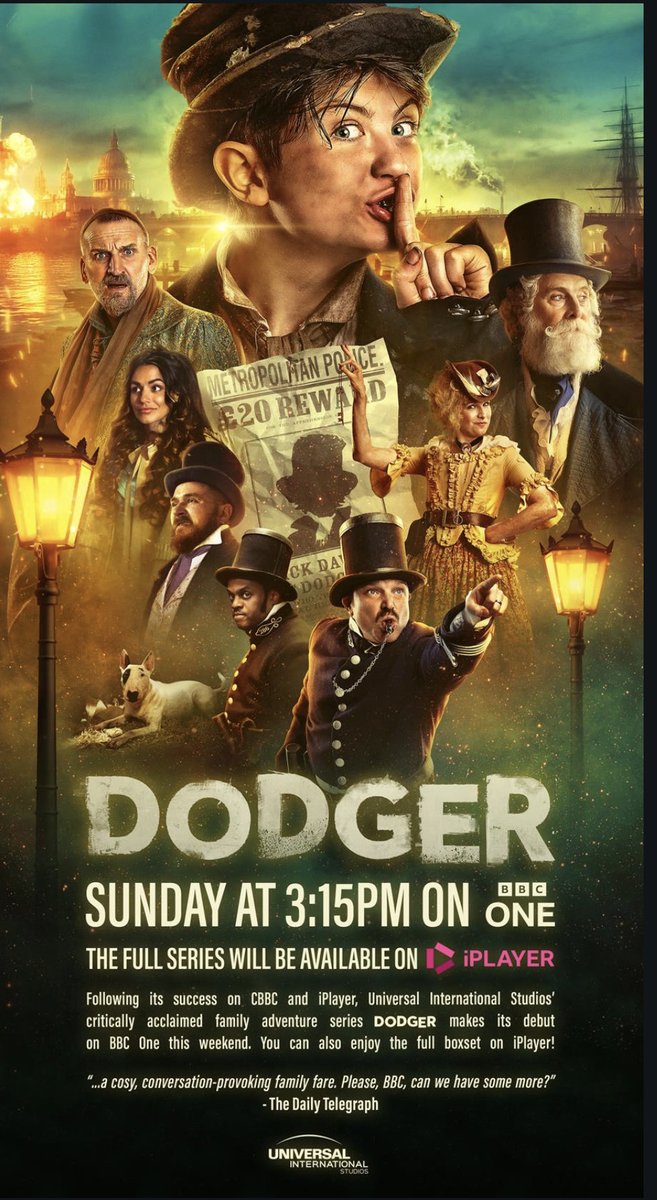 Dodger arrives on BBC1 today. Plus all ten episodes are now on the iPlayer.