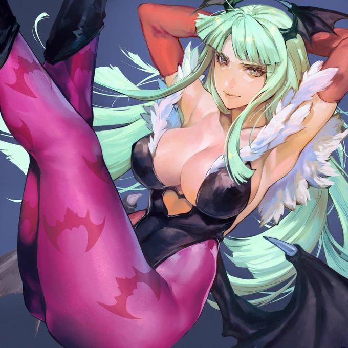 モリガン描いたぞい。
ファイティングコレクションたのしみ～!
#ヴァンパイア  #格ゲーキャラ描こうぜ 