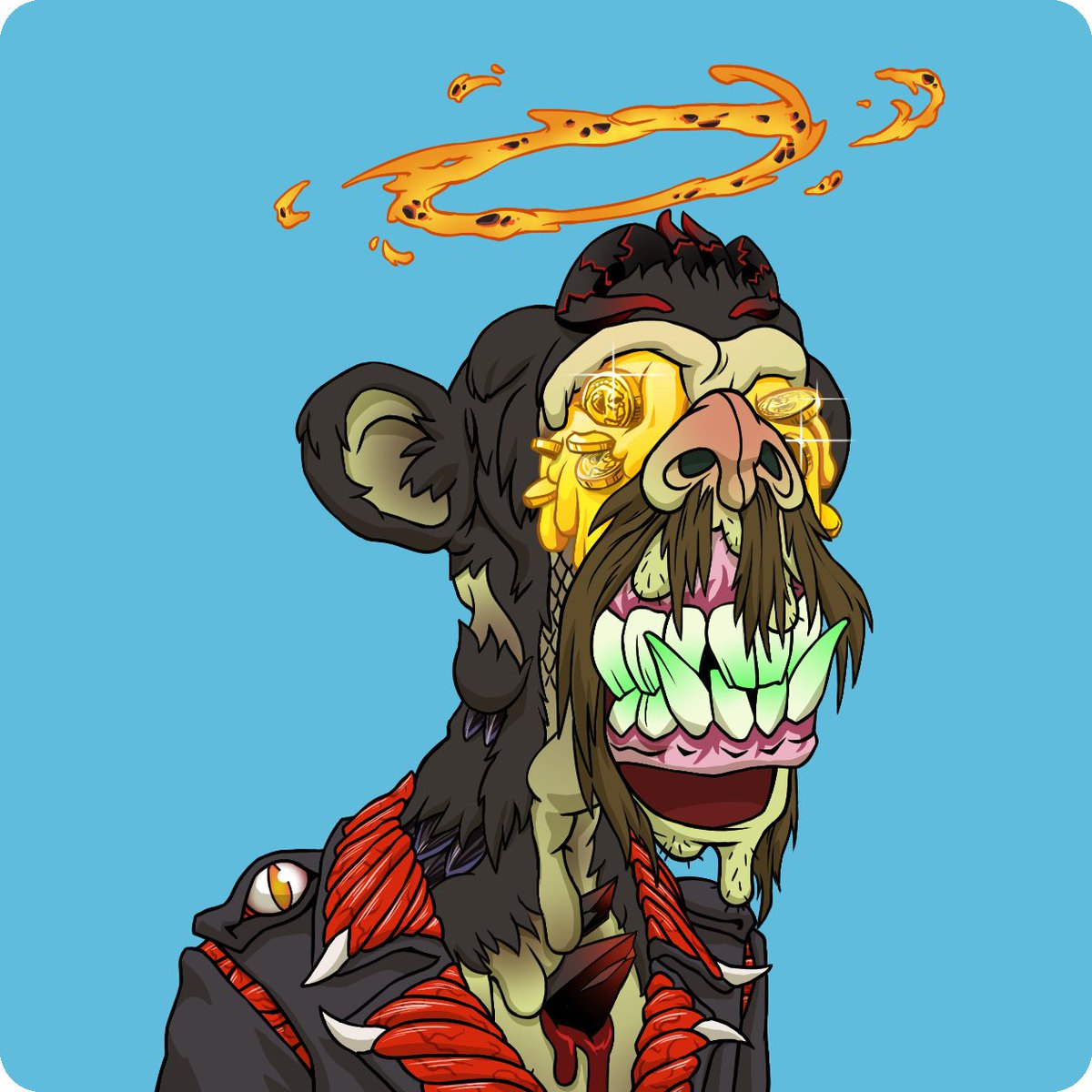 GradiaStudio's tweet photo. @BoredApeYC pamping right now. Time to switch back to my halo mutant. 

Where are my mutants and apes at?  #apefollowape https://t.co/VsqGjlff5x