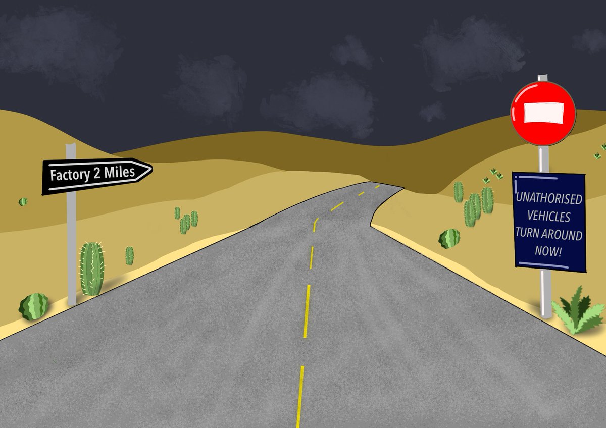 degen_droids's tweet photo. The journey ahead is upon us. 

What lies at the end of the road…

Get ready for a new adventure and be sure to bring your friends!  

#NFT #NFTCommunity #NFTs #NFTartist #DegenDroidsNFT https://t.co/hQU9qCDhAw