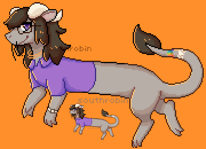 Southrobin_'s tweet photo. Dragon Pixel🐉 #furryart  #pixelart https://t.co/fPL2zbeFeW