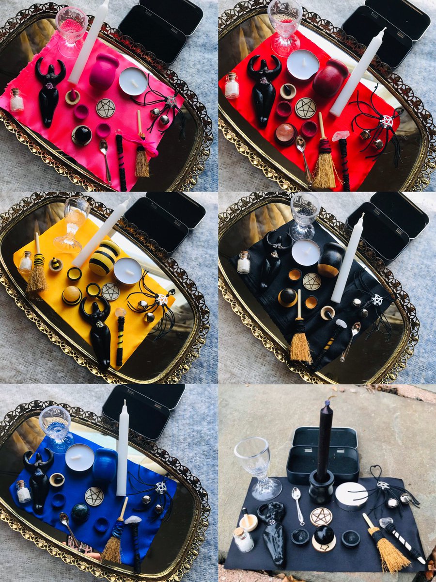 ThirdEyeLuna's tweet image. I still have red, pink and black! #elementalwitch #goddess #altarkit #travelaltar #witchesoftwitter #etsy #etsyshop 

etsy.me/3HcwFwf