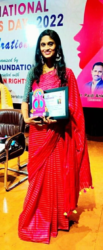NorthHyderabad's tweet photo. #TeamNHDF proudly share that #NHDF President Smt @sirisha_aditya Garu has being awarded "Vishishta Mahila Puraskar" as part of #WomensDay2022 #IWD2022 celebrations by Way Foundation in association with National Human Rights Council.

Congratulations 💐 https://t.co/44EtvqINwM