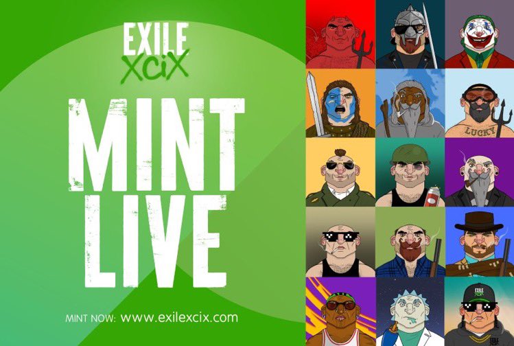ExileXCIX's tweet photo. @kaiyabunga Dare you to mint an Exile

Free mint for next 37 minters! https://t.co/fh8rMmtKVP