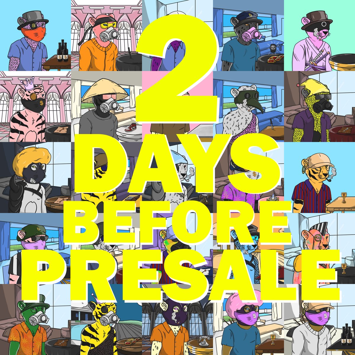 #NFT #NFTS #nftdrop

Counting 2 days before presale, excited?
Mark your calendar:
Presale: 15 Mar 10PM(GMT+8)
Public: 16 Mar 10AM(GMT+8)

Happy Minting!

#NFTCOMMUNITY #NFTCOLLECTION #nftdrops