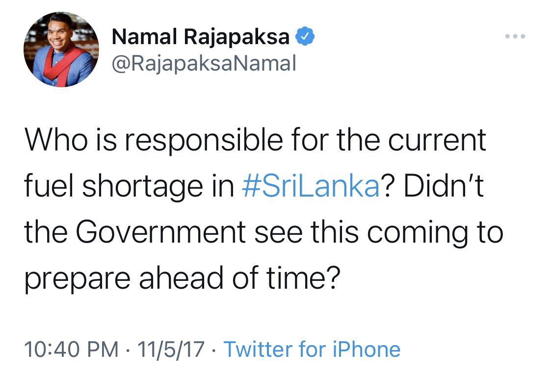 JOHKERcorp's tweet photo. @RajapaksaNamal https://t.co/hPt4pfCw0k