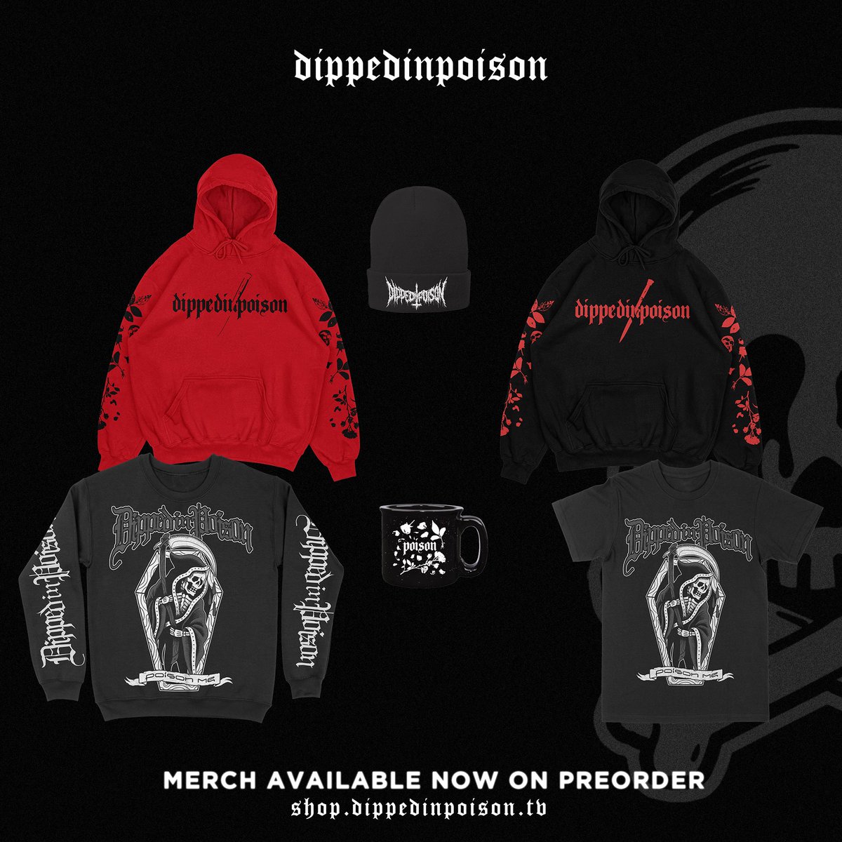 Poison 🗡 on Twitter: "dippedinpoison merch just went live!! 🖤⛓🥀 https