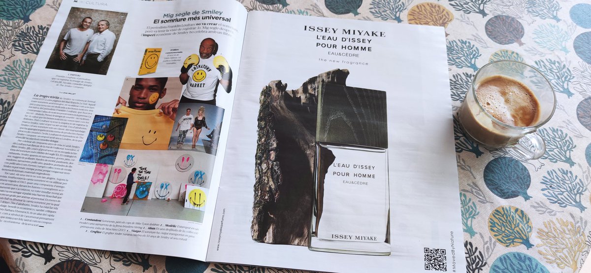 JaumeOrdeig's tweet photo. Fer un cafè al matí, llegir la premsa i trobar-te amb aquesta pub m'alegra el dia 😀. #isseymiyake #eaudissey #eau&cedre #movedbynature #quadpack https://t.co/yBqgNBz0WO