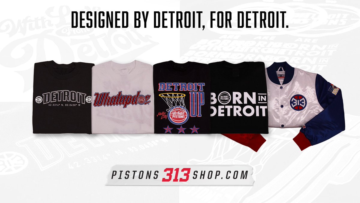 Jersey  Pistons 313 Shop