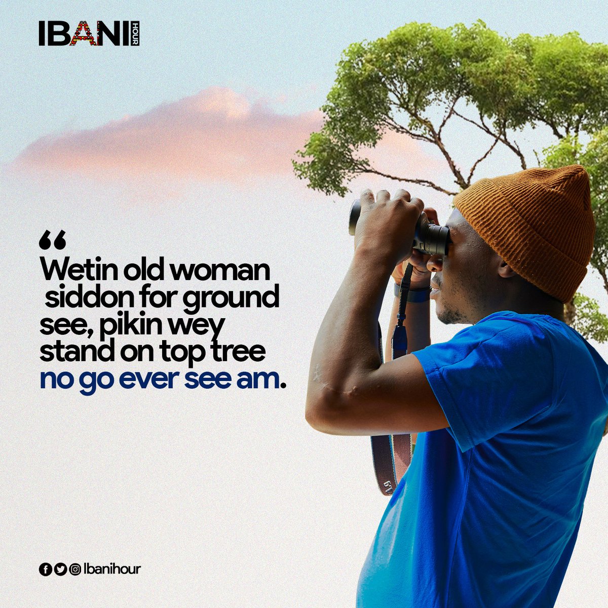 IbaniHour's tweet photo. New Week
New Energy
New Quote
Who fit interpret today's quote for us?
#IbaniHour #PidginQuotes #Monday https://t.co/IlTEvSlehG