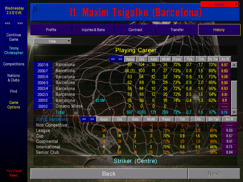 champazzo's tweet image. What a way to bring it up, would usually stop the save here but as it's so close to the end of the season we will finish up. Spain goes quickest, is it because of the calibre of players you can bring in? @champmegasave