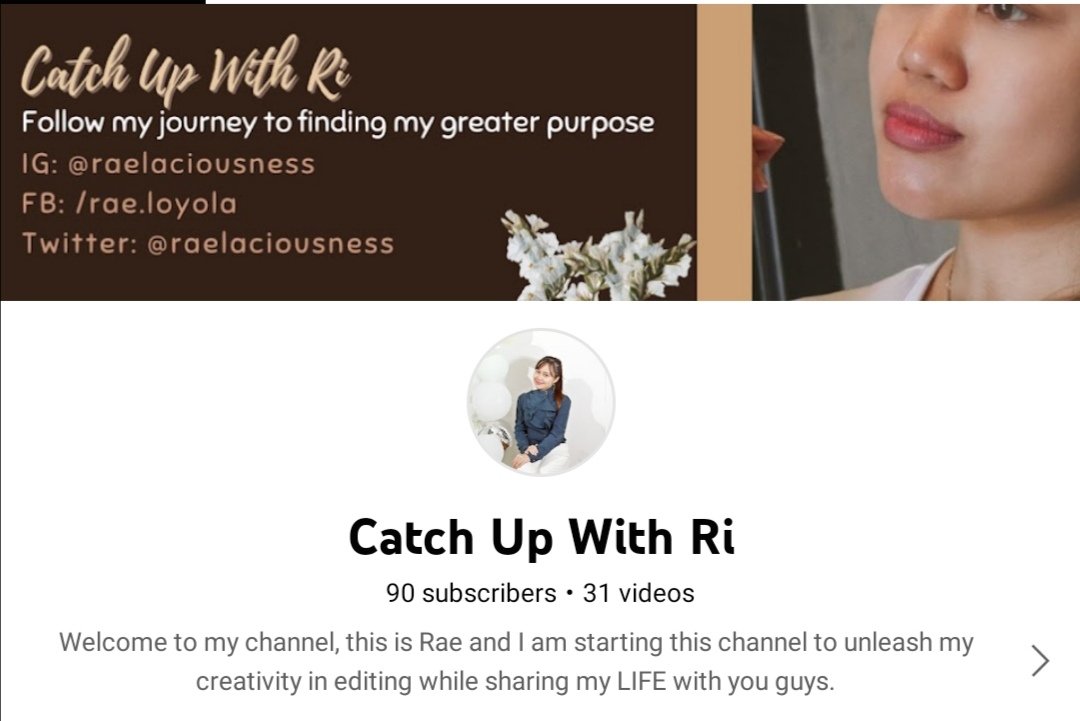 raelaciousness's tweet photo. 9️⃣0️⃣ SUBSCRIBERS! 🥳 Progress is slow but it's still a progress. I am ecstatic with this small milestone and it's valid. Happy to share more of my highlights in life. 🥂 https://t.co/Kh9dBdFwLR