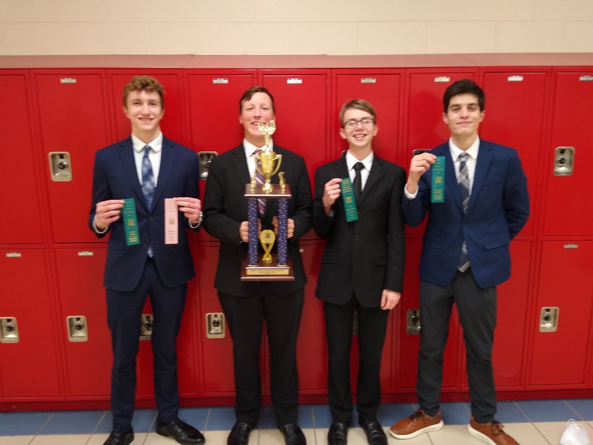 Bethany Christian, fifth in Class A, ISSDA State Speech Finals, 2022.