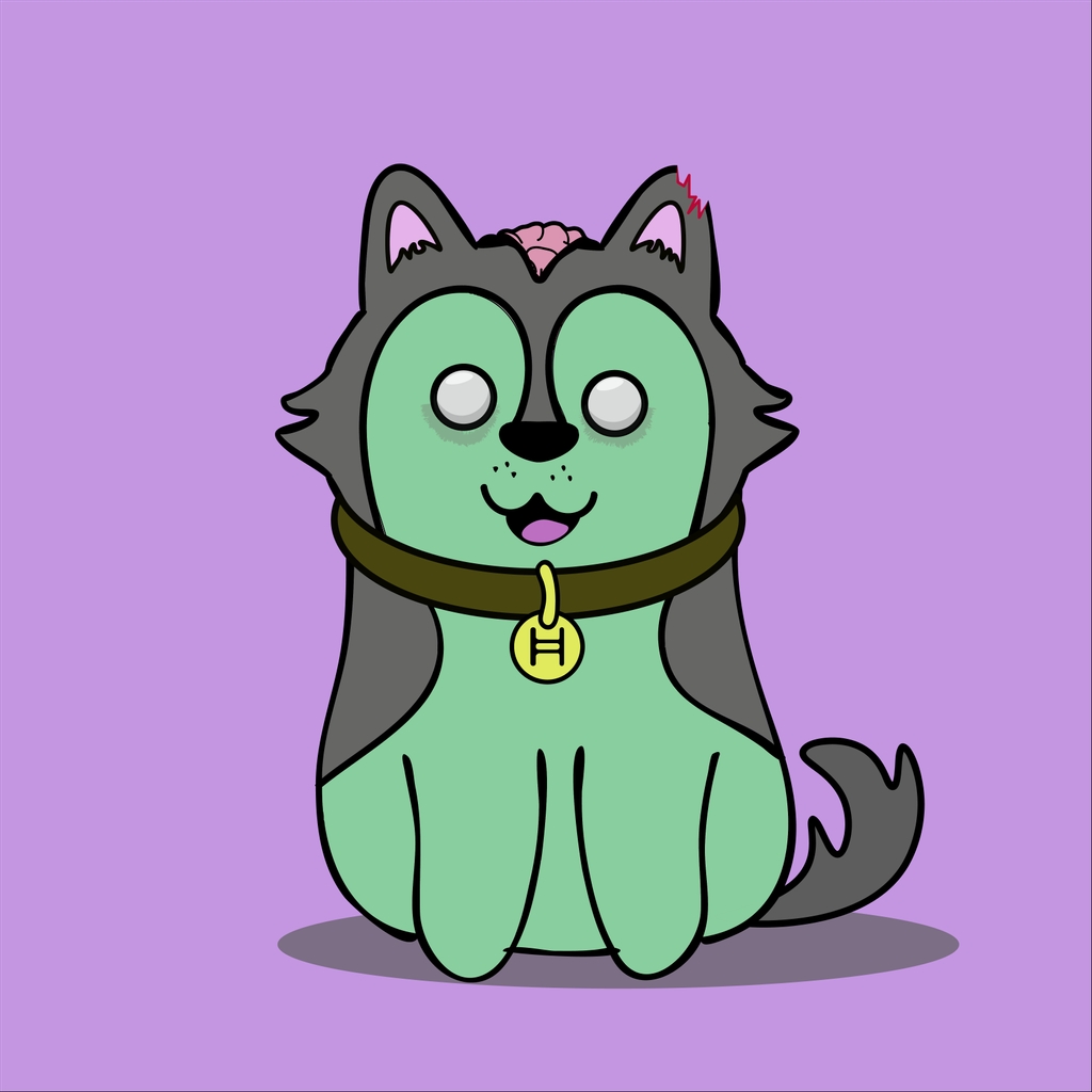 HashPupsNFT's tweet photo. We're doing a small drop later today on @HashAxis. 

Zombie pups need loving homes too🧟‍♂️🐕

You just need to be vigilant because they like to eat brains from time to time 🧠

#Hedera #hederanft #hbar #hbarnft #NFT #NFTCommunity #carbonfreenft https://t.co/LJaSwXKPuW