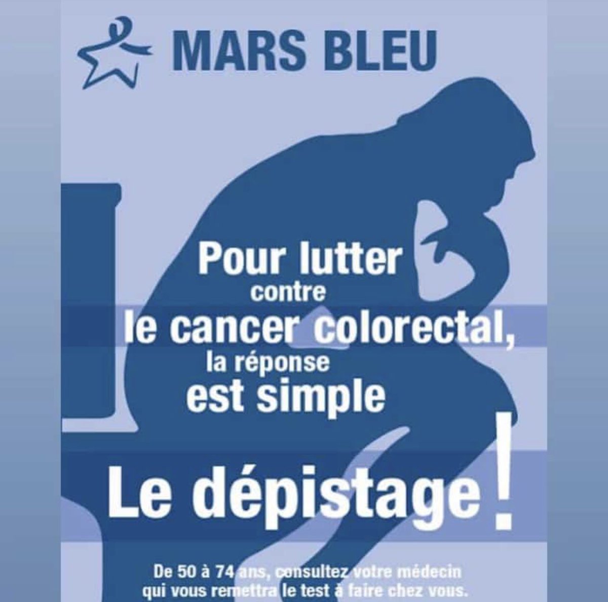 elixir_ong's tweet photo. Ce mois de mars est dédié par l’OMS au dépistage du cancer colorectal, qui touche près de 45 000 femmes et hommes chaque année. Dépister tôt, il peut être guéri dans 90% des cas. https://t.co/0QUkECVhQo
