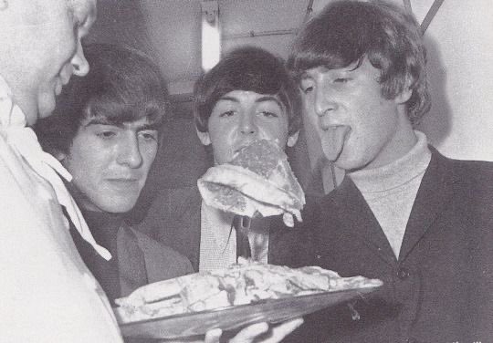 beatlesnewest's tweet photo. Is it weird that I have never seen John’s tongue before I saw this picture?🤣 https://t.co/6Fbg6ZuH2J