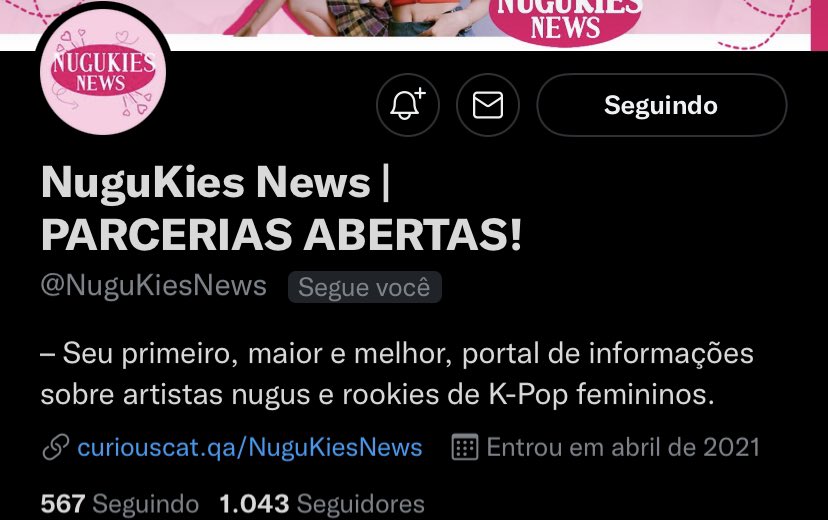 NEW📢:Parceria fechada com <a href="/NuguKiesNews/">Nugukies_News | Fan Account</a>