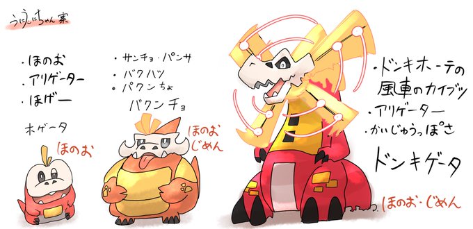 妄想御三家進化予想図会議 のイラスト マンガ作品 6 件 Twoucan